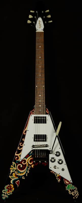 Epiphone Inspired by Gibson Custom Series Limited Jimi Hendrix "Love Drops" Flying V - One of 2200 Worldwide image 1