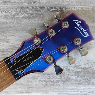 1990's Barclay Single Cutaway (Purple Lucite/Acrylic) image 6