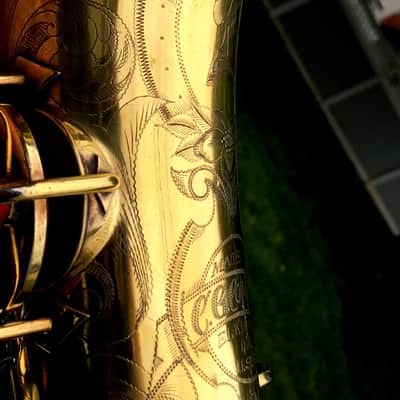 SUMMER DEAL FANTASTIC CONN STENBERG PORTRAIT GOLD PLATED ALTO SAXOPHONE " THE TRAVLIN' GYPSY "1924 FINISH 00 NEW PADS image 17