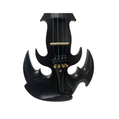 SONG Crazy-1 black 4/4 electric Violin, Solid Hard wood body, Hand made, Good sound, Free case bow cable image 5