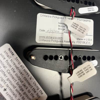 DiMarzio RICHIE KOTZEN STRAT® REPLACEMENT PICKGUARD 2026 - Black image 6