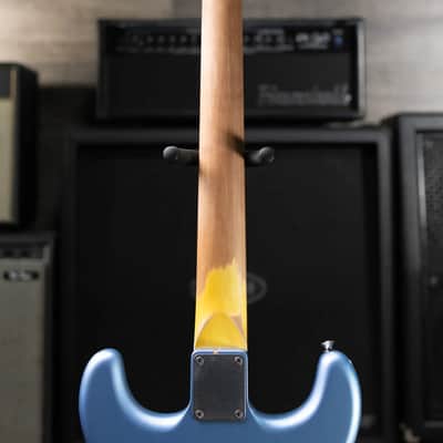 Nash Wayfarer Semi-Hollow Electric Guitar - Ice Blue Metallic with Hardshell Case image 8