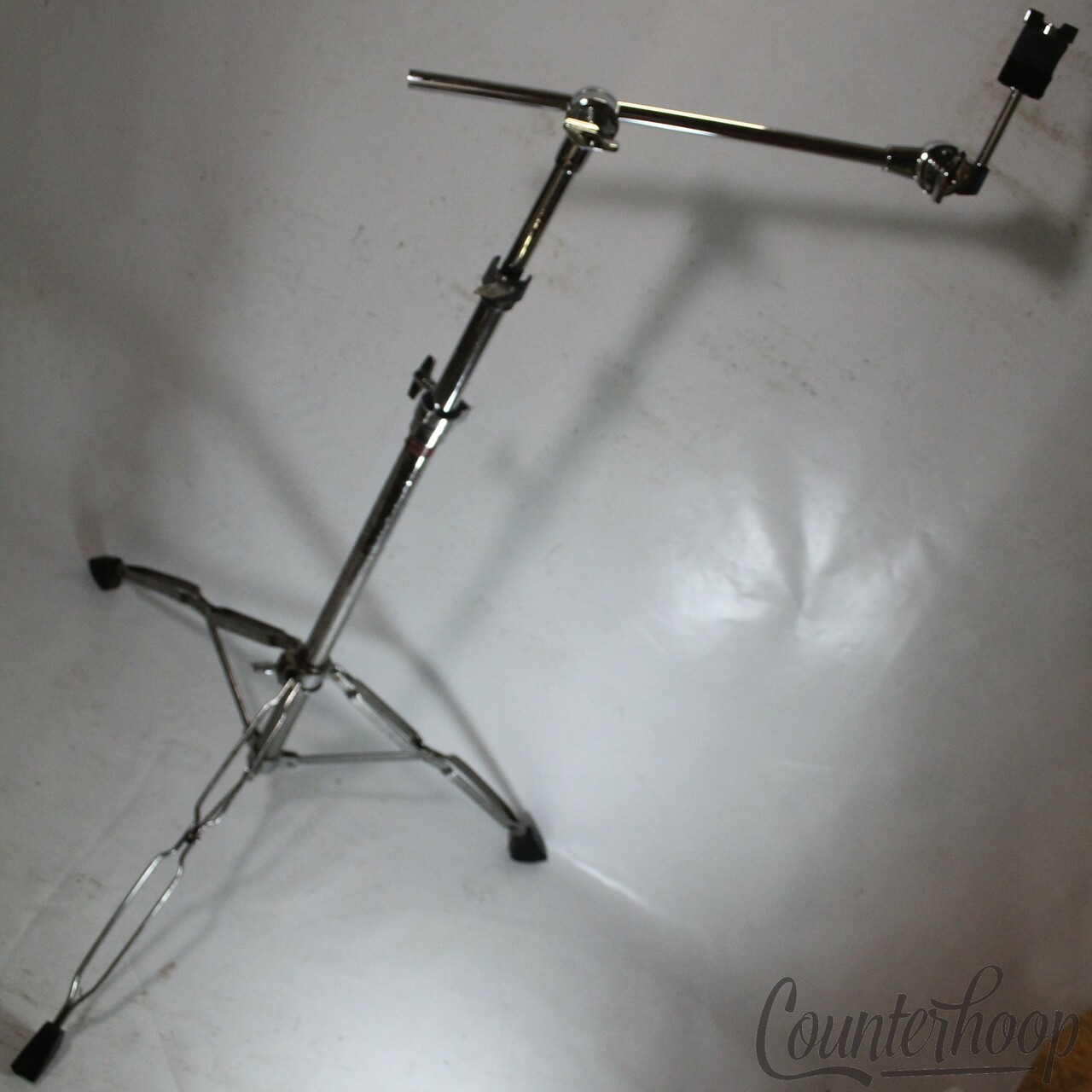 Tama Boom Arm Cymbal Stand Vintage 80s Japan Double-Braced Tripod +Rogers Tube* — main photograph