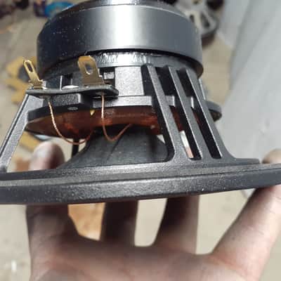 5" FULL RANGE DRIVER PAIR PMR 4FRBH 75- 18.5KHZ PAIR COPPER CAP POLE PLATE ALUM BASKET AND PHASE PLU image 10