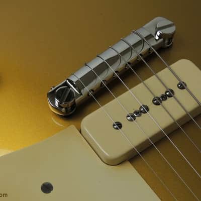 MojoAxe Compensated Wraparound Bridge for Historic Reissue Les Paul Junior, Special, R4, SG, UN-AGED image 3