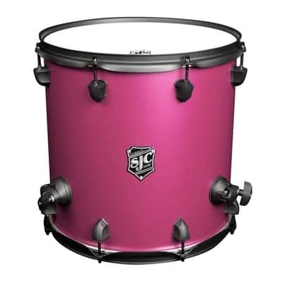 SJC - Pathfinder Series 3-piece Shell Pack, Mad Magenta Black image 2