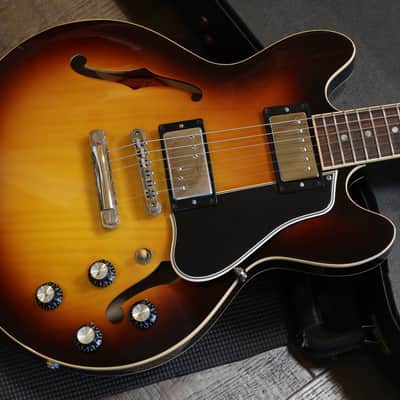 2010 Gibson Custom Shop ES-339 Semi-Hollow Electric Guitar Sunburst + COA OHSC image 3