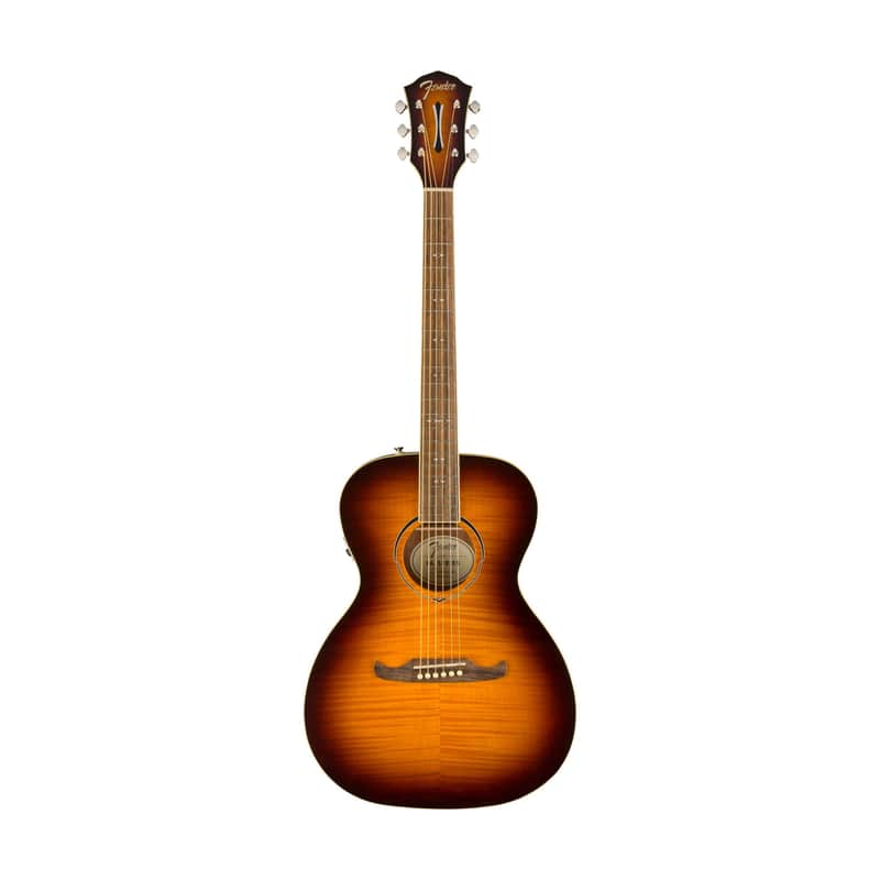 Fender FA-235E Acoustic Guitar, Walnut FB, Mocha Burst image 1