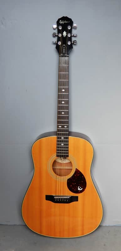Epiphone Gibson PR350 Natural Acoustic Guitar Made in Korea | Reverb