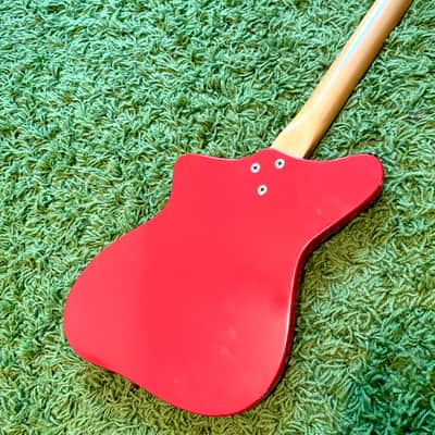 1960's Alamo Fiesta Guitar Bright Red image 6