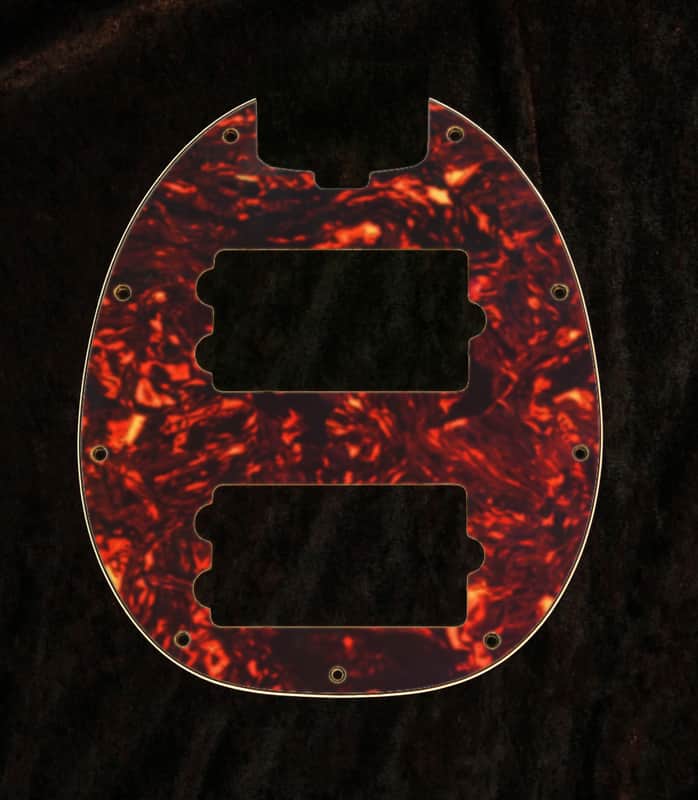 Music Man Stingray Special HH Pickguard. 4 Ply Dark Tort image 1