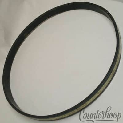 *Gretsch 20" 3Ply Maple Bass Drum Hoop/Rim Silver Sparkle Inlay Broadkaster 50s* image 2