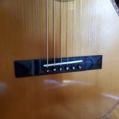 N B Curtiss (Lyon and Healy) Parlor Guitar 1905 - Natural image 3