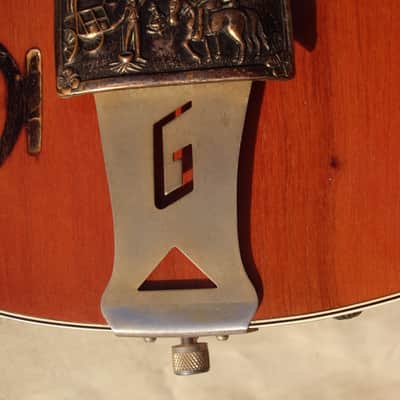 Immagine Gretsch ROUNDUP 6130 1955 - Orange "G" brand & All Western features Cactus & Cowboy Leather bound body - 12