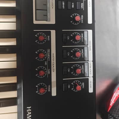 2010-2013 Hammond SK1-73 - Black with Cherry Red side panels. Comes with Rolling Hard Gator Case, pedals and cables. image 6