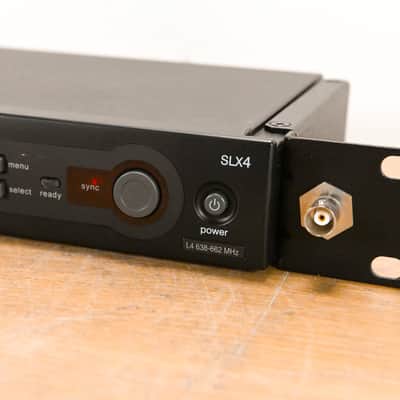 Shure SLX4 Wireless Receiver - L4 Band: 638-662 MHz (NO POWER SUPPLY) CG0100W image 2