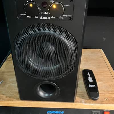 ADAM Audio Sub7 Compact Active Studio Subwoofer Black | Reverb