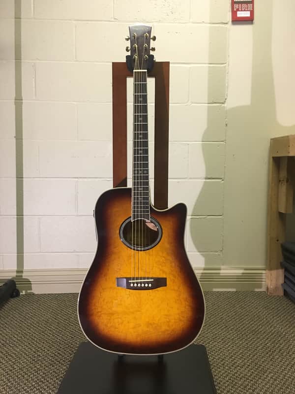 Galveston Acoustic Electric with Cutaway 2000s Natural Sunburst image 1