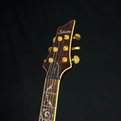 2003 Schecter Diamond Series C-1 Classic Electric Guitar with Hard Case - Antique Amber image 8