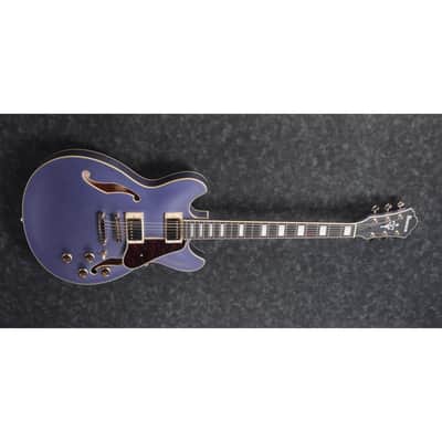 Ibanez AS73GMPF AS Artcore Guitar - Metallic Purple Flat image 3