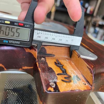 Warmtone Custom Guitars Strat Style Guitar Body “Metallic Purple Pour” image 18
