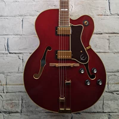 Epiphone Broadway with Laurel Fretboard -- Wine Red image 2