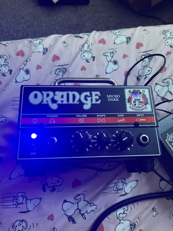 Orange Micro Dark 20-Watt Guitar Amp Head 2015 - Present - Black image 1