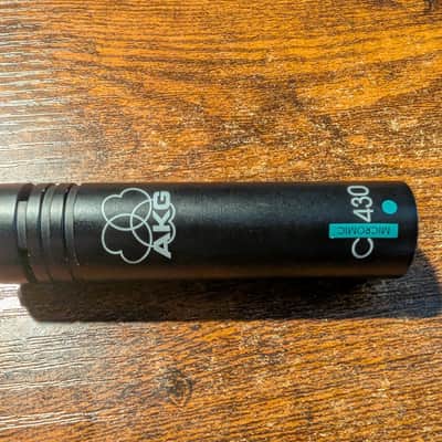 AKG C430 Small Diaphragm Cardioid Miniature Condenser Microphone 2010s - Black image 3