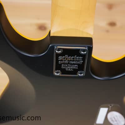 Schecter Demon-7 Left-Handed - Aged Black Satin image 10