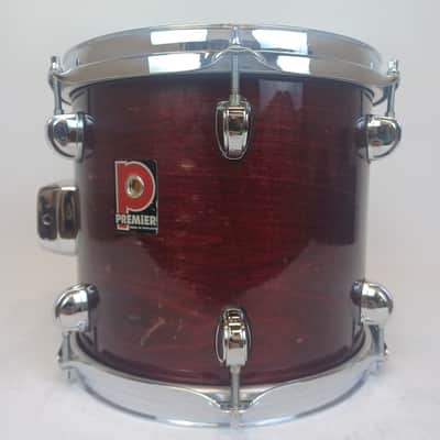 Premier 9x10" Rosewood XPK Tom Drum Vintage 90s Made In England 7Ply Birch Shell image 4