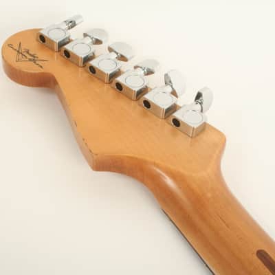 Fender Custom Shop Custom Deluxe HB S-1 Strat Relic with Closet Classic Hardware 3A Rosewood Fingerboard Vintage White R147414 image 7