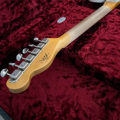 2023 Fender Custom Shop Limited Edition 59 Telecaster Guitar Journeyman Relic Aged White Blonde (6.7lbs) w/ OHSC image 8