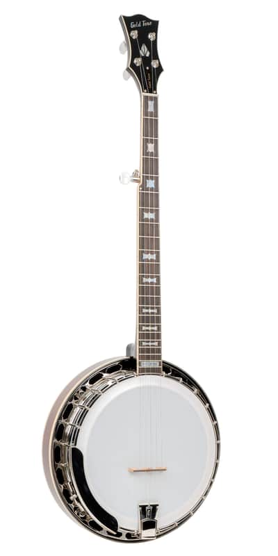Gold Tone OB-2AT Mastertone Mahogany Neck Archtop Bowtie Banjo with Hard Case image 1