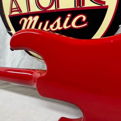 Gibson Bass IV 4-string Bass with Case 1987 - Red image 12