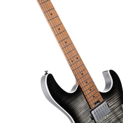 Cort G290 FAT II, Roasted Maple Neck & Fretboard, Transparent Black Burst image 19