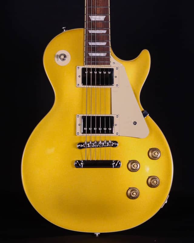 Epiphone Les Paul Standard 50s, Gold Top with Premium Gig Bag image 1