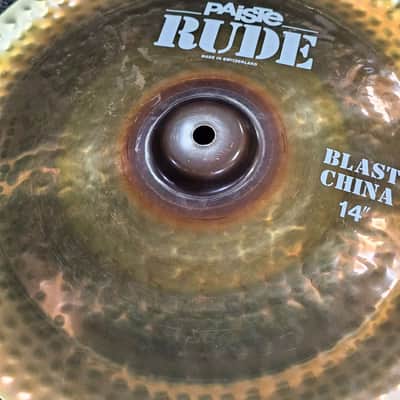 China Cymbal 14" Paiste Rude Blast USED! RKBAL260626 image 2