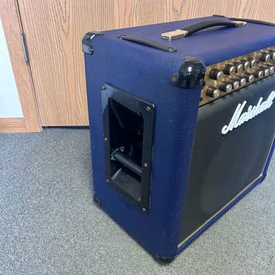 1992 Marshall 6101 30th Anniversary 100 Watt Tube Combo Dark Blue image 4