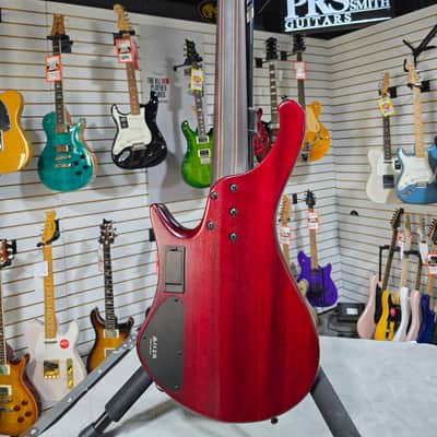*New - Open Box* Ibanez EHB Ergonomic Headless 5-string Bass Guitar - Stained Wine Red Low Gloss w/Gig Bag #914 image 11