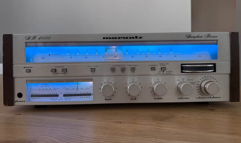 Marantz SR-4000 Vintage Stereo Receiver – Warm Classic Sound | Made in Japan image 1