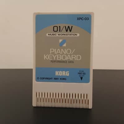 Korg 01W / 01W Pro / 01W Pro X / 01RW - Piano-Keyboard_Performance / XPC-03