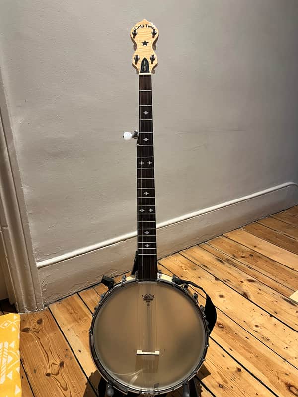 Gold Tone MM-150 White Ladye Maple Mountain Openback 5-String Banjo 2010s - Natural image 1
