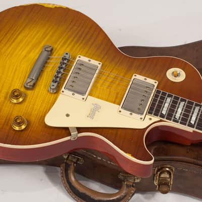 Gibson CUSTOM SHOP M2M LES PAUL STANDARD 1959 2H HT RW #982192 - HEAVY AGED SUNRISE TEA BURST 1959 image 3