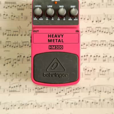 Behringer HM300 Heavy Metal Distortion Pedal Pre-Owned image 1