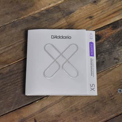 D'Addario XS XSAPB1152 Phosphor Bronze Coated Acoustic Guitar Strings Custom Light 11-52 image 1