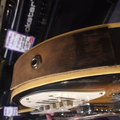 Vintage Harmony H82 Rebel Electric Guitar Sunburst Gold Foil Pickups image 19