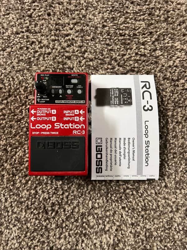 Boss RC-3 Loop Station 2011 - Present - Red image 1