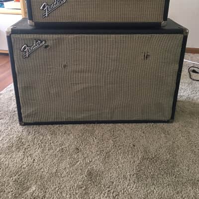 Fender Bandmaster Piggyback blackface guitar amp 1967 image 1