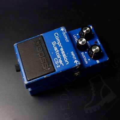 Boss CS-2 Compression Sustainer (Black Label) 1981 - 1989 - Blue image 2
