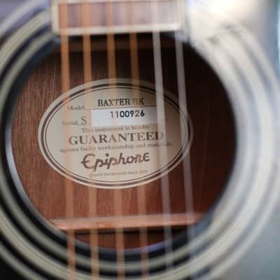 Epiphone Jeff "Skunk" Baxter Acoustic/Electric  Black image 4